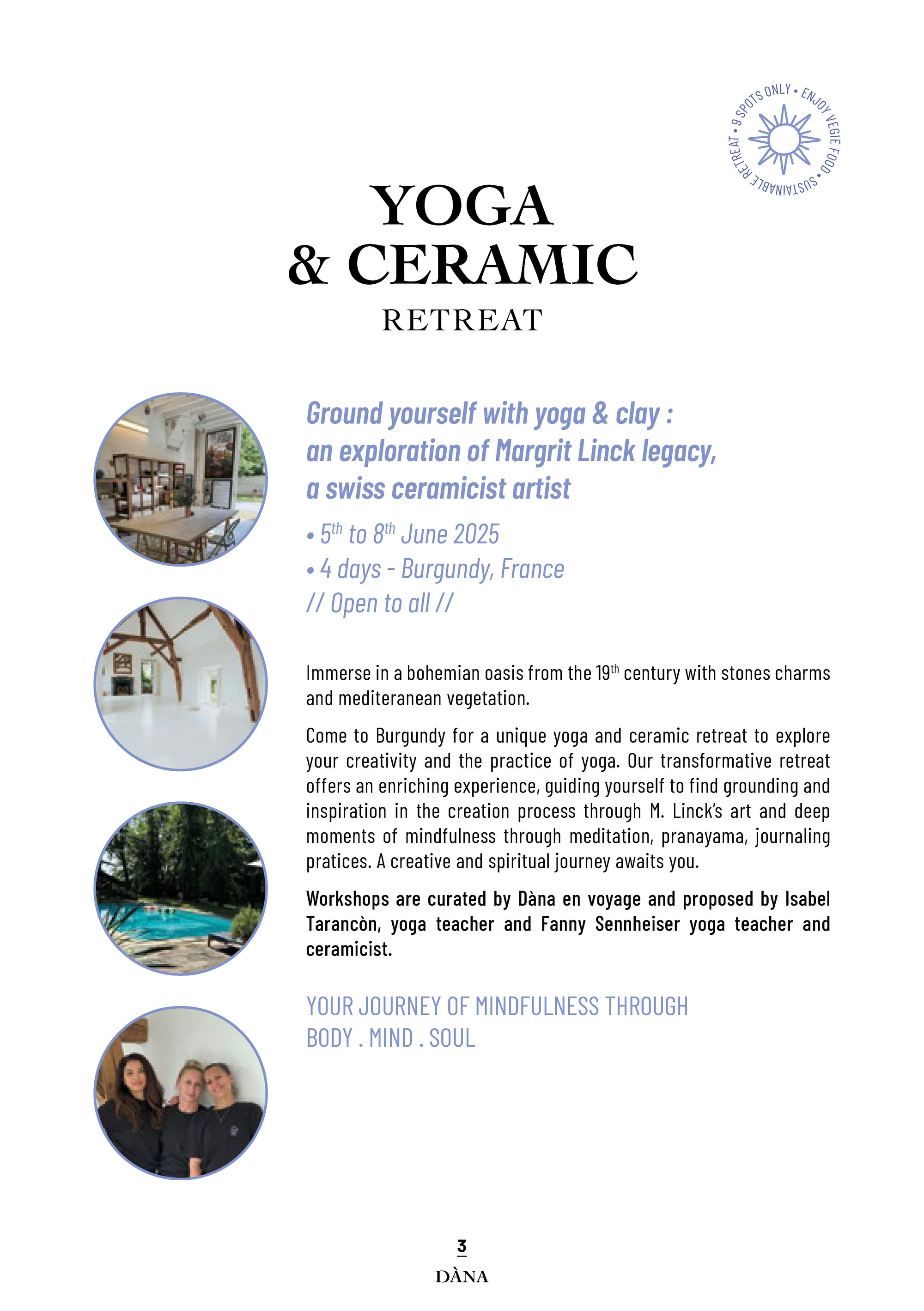 YOGA & CERAMIC RETREAT | 5th to 8th June 2025
